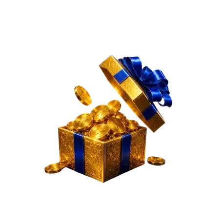 TrueWin bonus gift box with coins